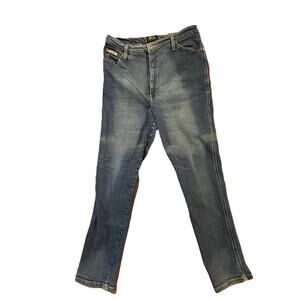 VTG Jeans Women Action West High Waist Tapered Leg Cotton/spandex 18